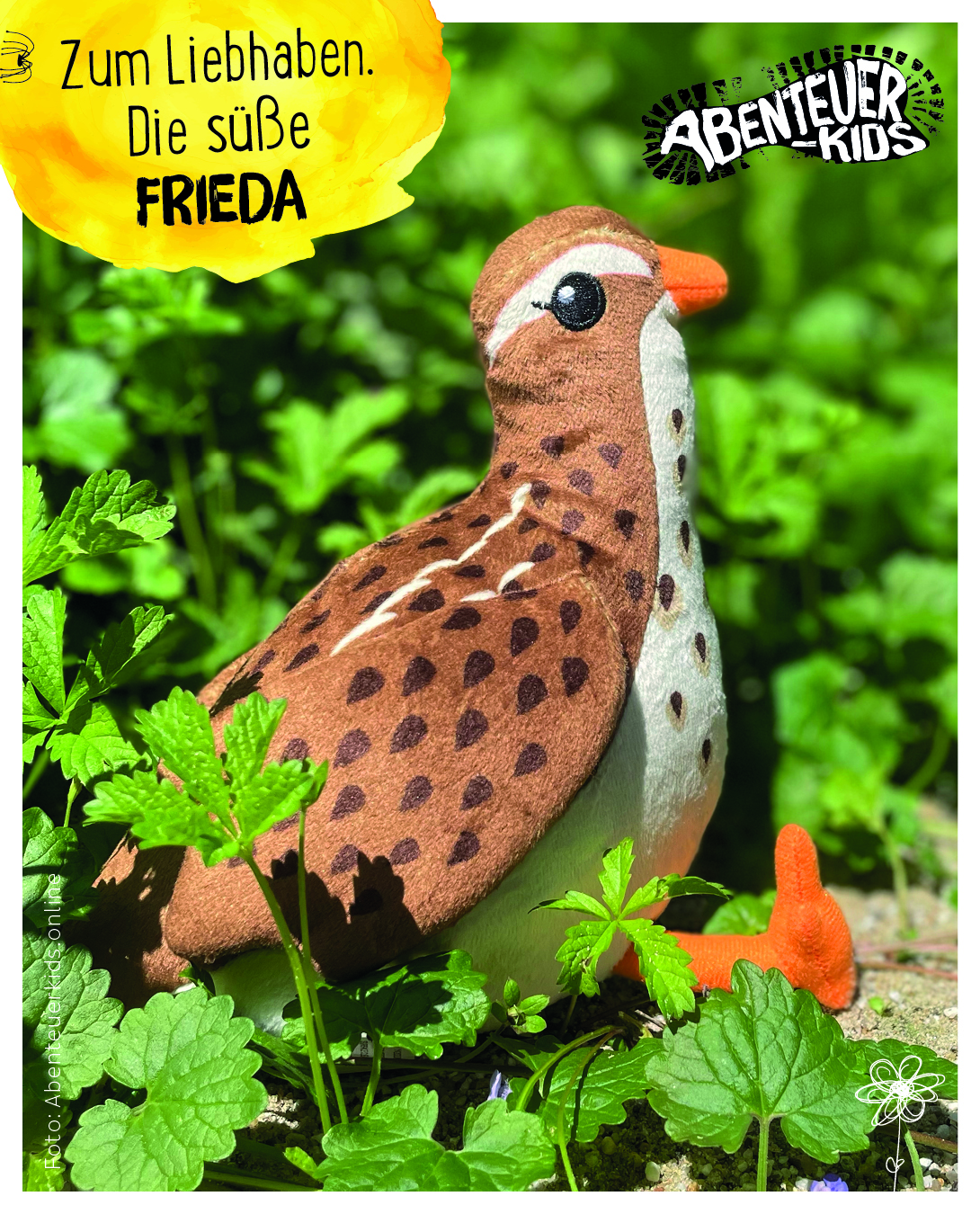 Wachtel Frieda Plüschtier